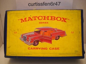 Lesney Fred Bronner Corp. Matchbox Series 1965 Car Carrying Storage Case #53 - Picture 1 of 4