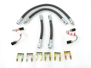 Willys jeep MB GPW CJ2A CJ3A CJ3B M38 M38A1 Brake Hose Kit Big |Fit For - Foto 1 di 9