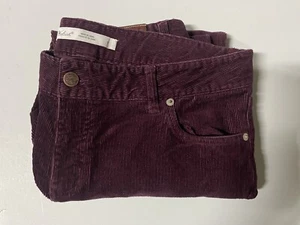 Woolrich Burgundy Corduroy Pant Size 12 (34x23) Ai1445 - Picture 1 of 12