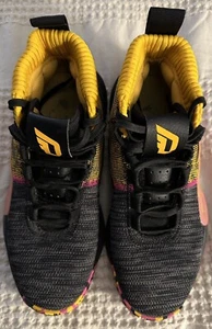 Adidas Dame 5 Core Black Shock Pink Asia Tour Sneakers 779001 Male Mens Size 6.5 - Picture 1 of 22