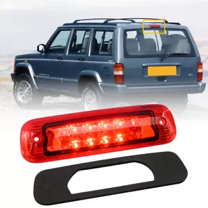 For 97-01 Jeep Cherokee XJ LED 3rd Third High Mount Brake Stop Light Red Lens - Bild 1 von 12