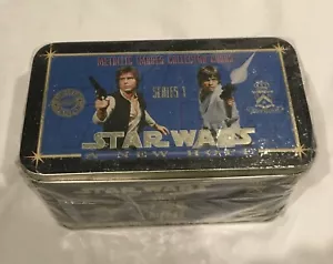 Star Wars a new Hope Series 1 Metallic Images Collector Cards unopened - Picture 1 of 8