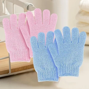 Peeling Badehandschuhe Set, 4 Dual Textur Schwämme zum Duschen - Bild 1 von 12