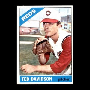 Ted Davidson 1966 Topps Cincinnati Reds #89 Vintage Set Break!