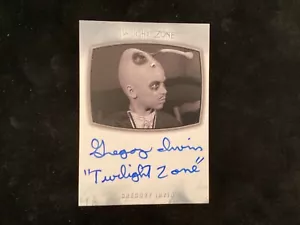 CARTOLINA AUTOGRAFATA TWILIGHT ZONE AL-38 GREGORY IRVIN - Foto 1 di 2