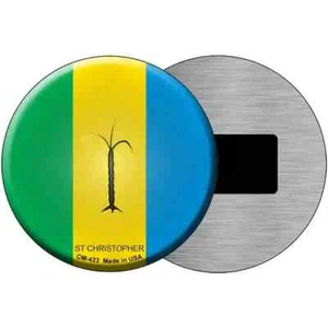 Targa magnetica St Christopher Country 3,5" frigorifero cucina casa parete - Foto 1 di 2