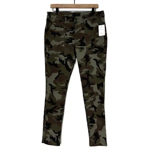 Sanctuary Women’s Size 30 Green Camo Print Porkchop Twill Casual Pants New - Picture 1 of 8