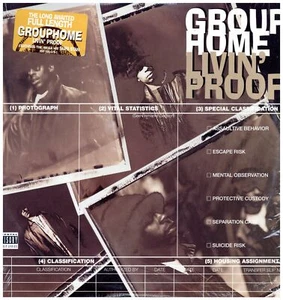Group Home - Livin' Proof '95 2xLP US ORG!EX/EX- W/S - Imagen 1 de 5