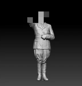 1/16 Scale WW2 German Fuehrer Resin Figures Model Kits - Picture 1 of 2