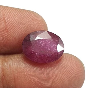 9.38 Ct Natural Mozambique Red Ruby Oval Cut AAA Quality Loose Gems 13.68x10.5MM - Picture 1 of 10