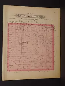Nebraska Madison County Karte Warnerville Township 1899 J9#21 - Bild 1 von 1