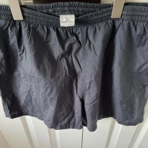 Genuine Authentic Valentino Mens Medium Logo Print Navy Swimming Shorts Trunks - Picture 1 of 5