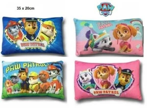 Paw Patrol Pillow Chase Skye Everest Rectangular Cushion 35 x 20cm Pink Blue - Picture 1 of 7