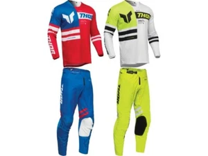 Thor Launchmode Patriot Dozer Jersey & Pant Combo Riding Gear Set Adult MX/ATV - Bild 1 von 21
