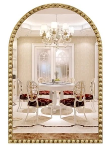 Arched Mirror for Wall, 20"x30" Arch Bathroom Vanity Mirror, 30"L x 20"W Gold - Picture 1 of 2
