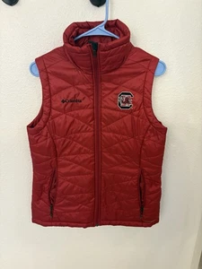 Columbia Women's South Carolina Gamecocks Omni Heat Insulated Puffer Vest Medium - Picture 1 of 7