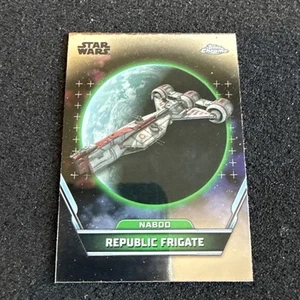 2024 Topps Chrome Star Wars Hyperspace #46 Republic Frigate - Picture 1 of 6