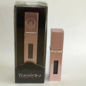 Travalo Special Edition Swarov Crystal 4ml Refillable Perfume Atomizer Pink NEW - Picture 1 of 4