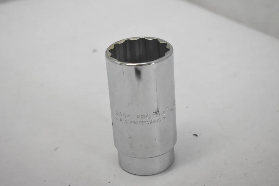 Proto 5314 Deep Socket 1-3/8 in SAE 12-Point 3/4 in Drive Professional Made USA - Image 1 of 4