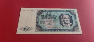 ** Polen 20 Zlotych Banknote 1948 *Serie HW * (ALB.3) - Bild 1 von 3