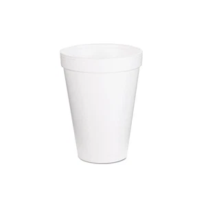 "Foam Cups 12 Oz Insulated for Hot or Cold Beverages 1000 Pack Daily Use White" - Bild 1 von 1