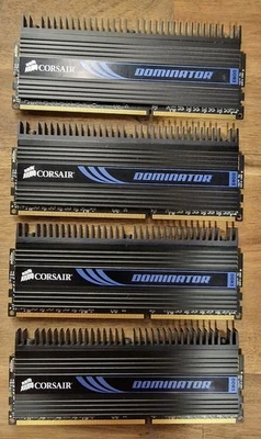 4x8GB DDR3 Corsair Dominator 1600MHz CMP32GX3M4X1600C10 - Bild 1 von 2
