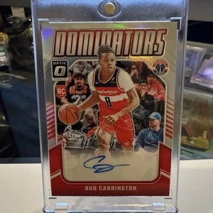 Bub Carrington Optic Dominators SILVER /99 Rookie Auto - 2024-25 Donruss Optic - Picture 1 of 4
