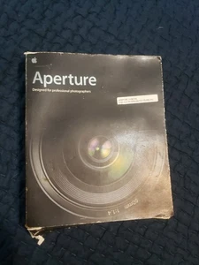 Genuine Apple Aperture 1.0 Academic vintage Photo editing software boxed - Picture 1 of 2