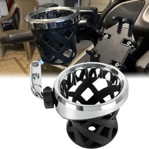Soporte para taza de bebida de motocicleta cesta de malla montaje en manillar para Harley Ultra Limited - Imagen 1 de 13