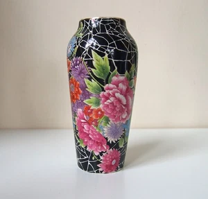 Antique Shelley Cloisonné Bud Vase 14cm Pattern 784/6321 Freepost UK v v pretty - Picture 1 of 12