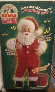 Rock A Long Santa Collectibles Jingle Bell Rock Animated Santa Claus NUR TEILE - Bild 1 von 9