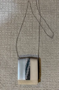 Genuine Black Swarovski Evening Bag EUC - Picture 1 of 6