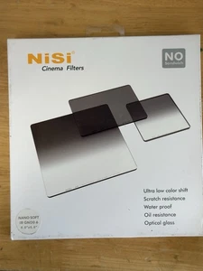 Nisi 6.6x6.6 Soft Grad IRND 0.6 (2 stop) Neutral Density Cinema Filter - New! - Picture 1 of 2