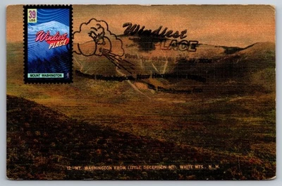 #4053 Wonders of America Windiest Place Mount Washington FDC Maxi Card w/Pict - Image 1 of 2