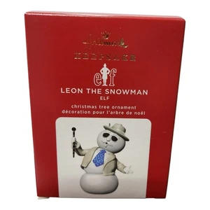 Hallmar 2020 ~ LEON THE SNOWMAN - ELF ~ Limited Edition Ornament ~ New - Picture 1 of 5