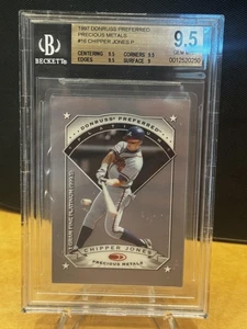 1997 Donruss Preferred Precious Metals #16 Chipper Jones P BGS 9.5 - Picture 1 of 2