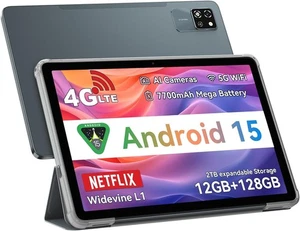 Blackview Tab60Pro Android 15 Tablet 10 Inch, 12GB+128GB(TF 2TB) - Picture 1 of 9