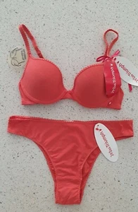 Miss Triumph "Sunny Tanga" Bra 12D With Matching Bikini Briefs New With Tags - Picture 1 of 6
