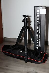 Rollei Rock Solid Gamma Mark II mit Kugelkopf T3S, Carbon Kamera Stativ