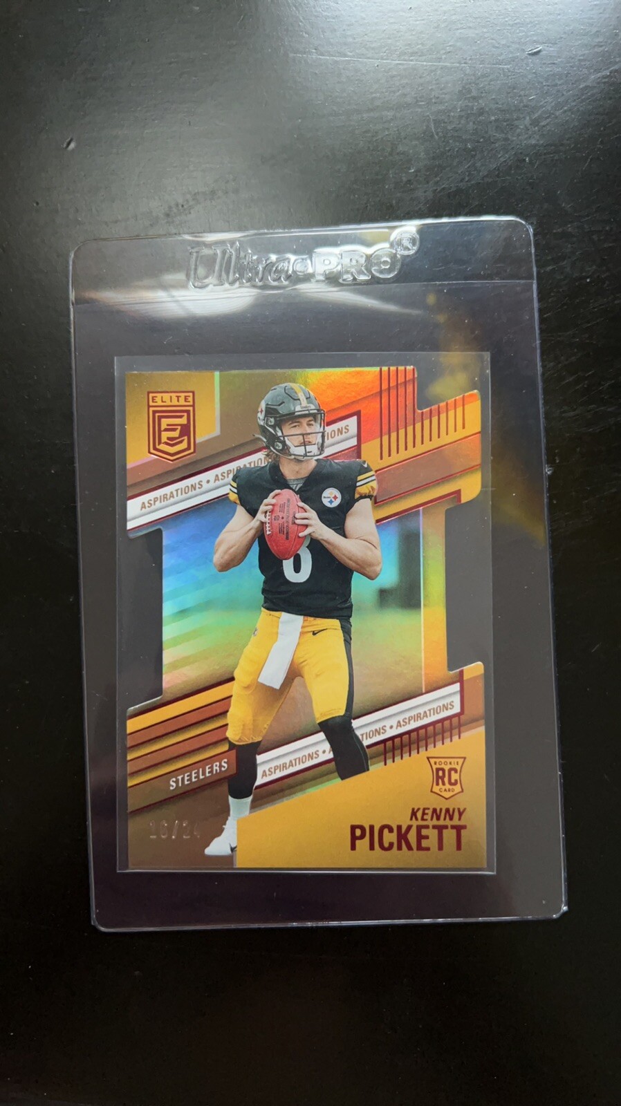 2022 Donruss Elite #101 Kenny Pickett Elite Aspirations Die Cut /24 SP