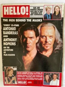 HELLO! MAGAZINE #488-13 DEC 1997 - ZORRO~ANTONIO BANDERAS AND ANTHONY HOPKINS - Imagen 1 de 1