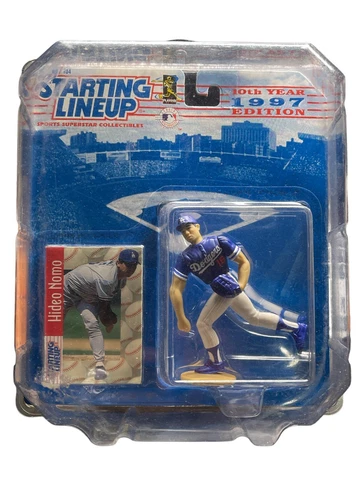 Starting Lineup - 1997 MLB Baseball Hideo Nomo Los Angeles Dodgers Figure Cover