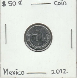 Mexico: $ 50 Centavos Coin Year 2012. - Picture 1 of 2
