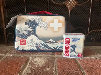 Band-Aid First-Aid Kit Bag + Can Band-aids  The Met The Great Wave off Kanagawa - Image 1 of 4