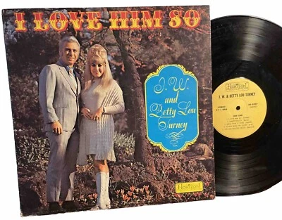 J.W. and Betty Lou Turney:  I Love Him So Vinyl LP 1972 Horizon HS-5007 VG/VG+ - Image 1 of 4