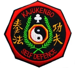 Kajukenbo Self Defence Patch (4") Iron-on Badge Hawaii Kimono Martial Arts Crest - Picture 1 of 3