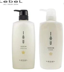 Lebel IAU Serum Cleansing Shampoo 600mL & Cream Treatment 600mL Set - Picture 1 of 3