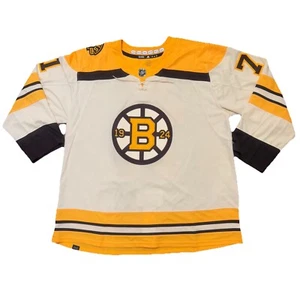 Neu mit Etikett Adidas Boston Bruins Taylor Hall Hockey Trikot Gr: 60 100th 71 Patch UVP 230 $ - Bild 1 von 21