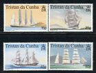 TRISTAN DA CUNHA 624-27 SG643-46 MNH 1998 Ships Maritime Heritage set of 4 CV$13