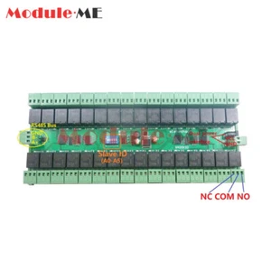 12V 24V DC RS485 Channel Relay Module Modbus RTU Remote Control Switch LED Motor - Picture 1 of 13